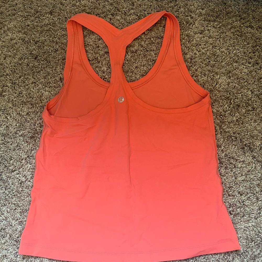 Lululemon Cool Nulu Racerback Tank Top - Raspberry Cream - Picture 2 of 2